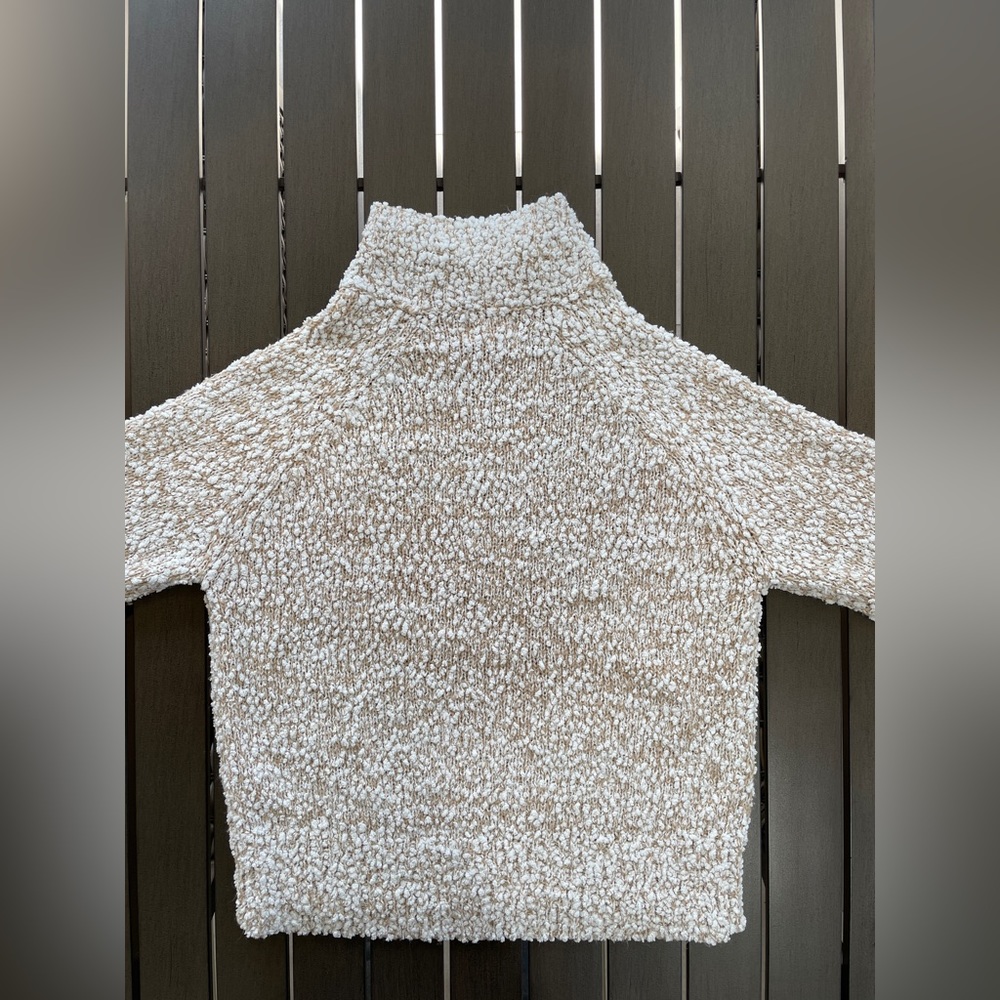 POOF APPAREL MOCK NECK CHENILLE POPCORN SWEATER!! - Picture 4 of 7